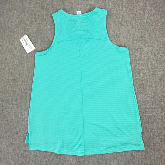 NEW Xersion Athletic Tank Top Small Adriatic Aqua/ Green Quick Dri Stretch $32 - Picture 9 of 11